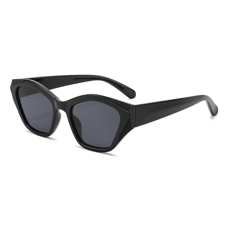 Women's fashionable oversized sunglasses with glittering accents Stornfield