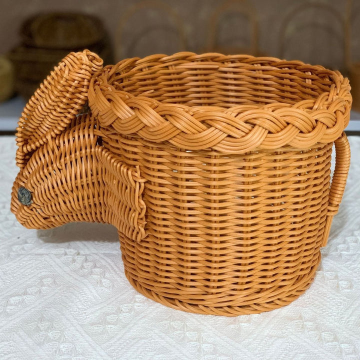 Decorative Woven Duck-Shaped Basket Stornfield