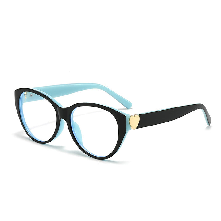 Women Cat-Eye Sunglasses with Heart Design Stornfield