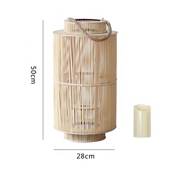 Decorative Rattan Lantern Stornfield
