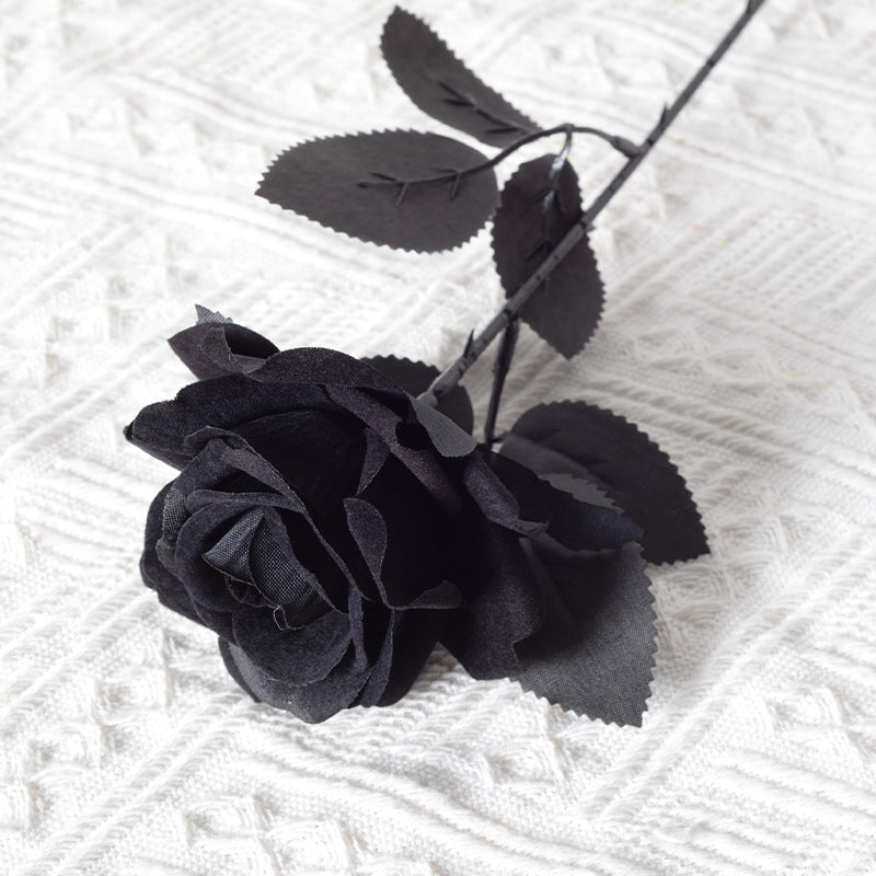 Realistic Silk Rose Decoration