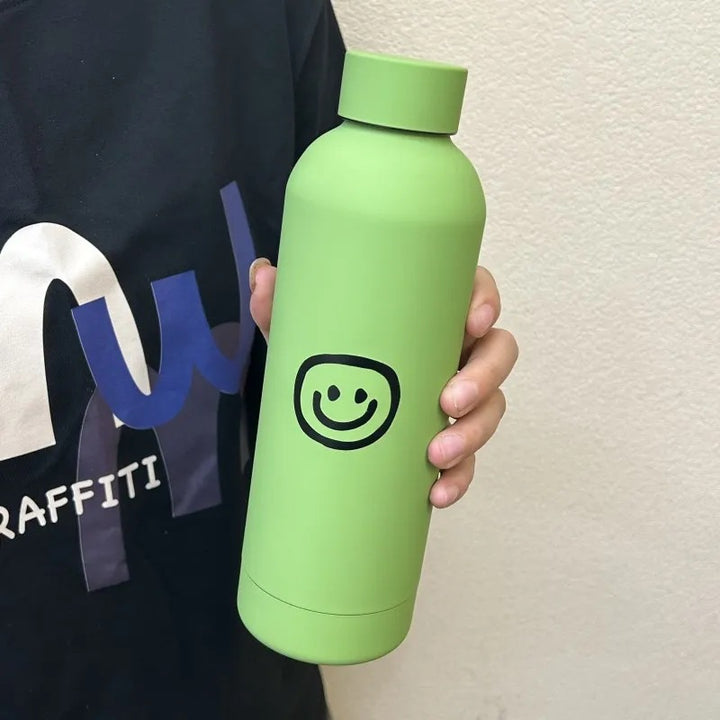 Women's insulated bottle with creative smiley design Stornfield