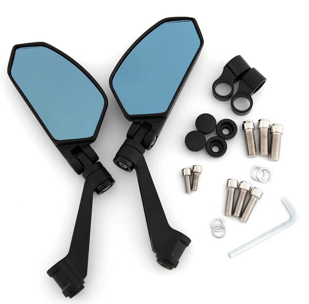 Premium Adjustable Rearview Motorcycle Mirrors Stornfield