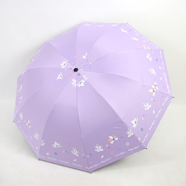 Women elegant umbrella with floral print design Stornfield