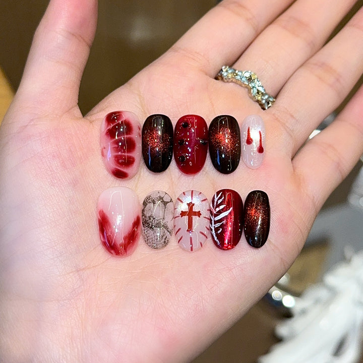 Creative Art Nails with Festive Design Stornfield