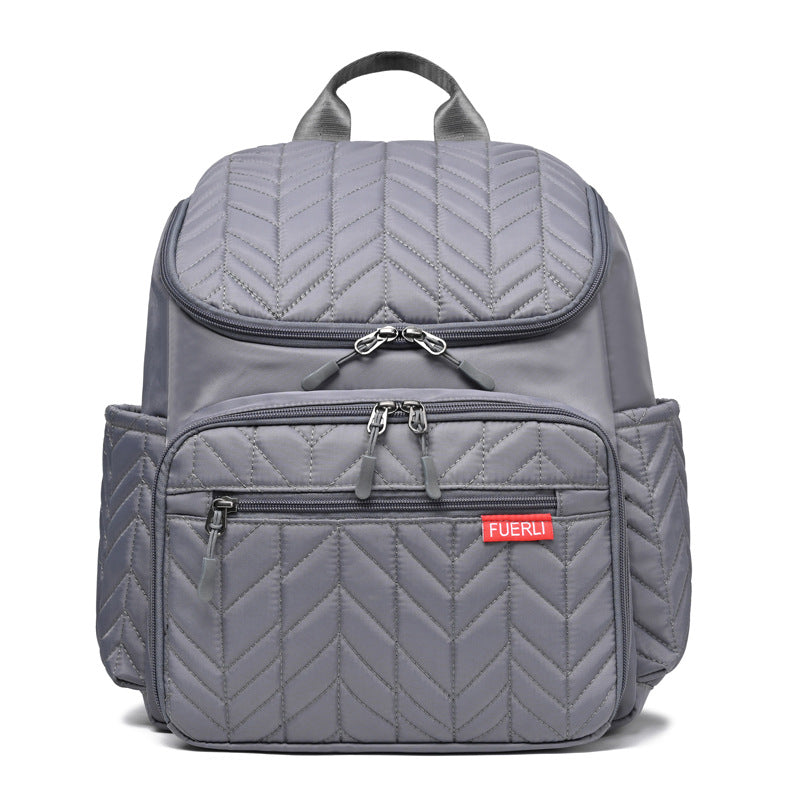 Elegant Quilted Multi-Compartment Backpack Stornfield