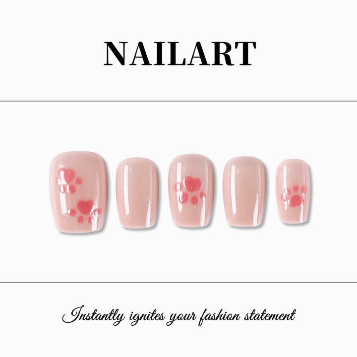 Decorative Crystal-Embellished Press-On Nails Stornfield