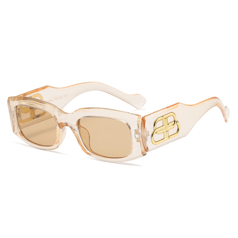Women's fashionable square sunglasses with luxurious frame accents Stornfield