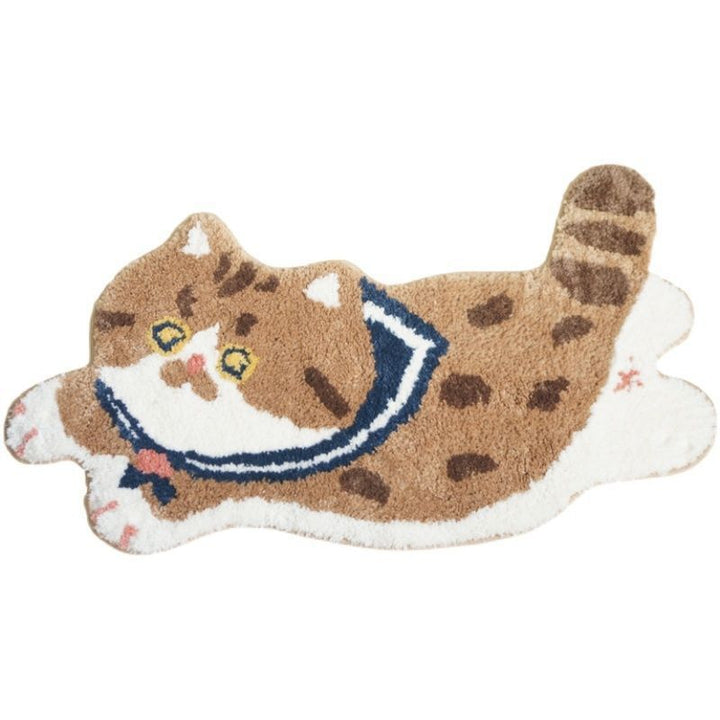Cat-shaped Decorative Floor Mat