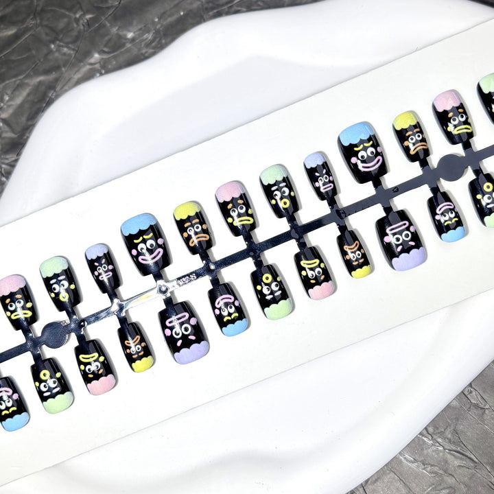 Whimsical Character Press-On Nail Collection