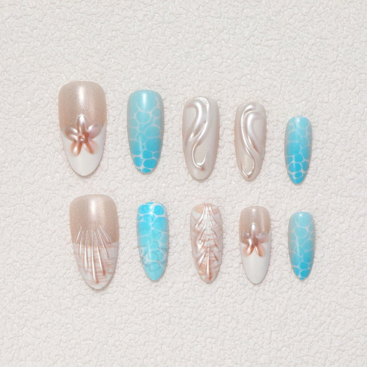 Exclusive art nails with maritime accents Stornfield
