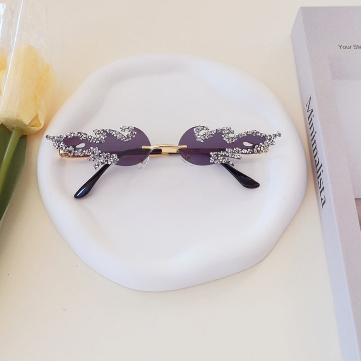 Women's extravagant design sunglasses with sparkling embellishments Stornfield