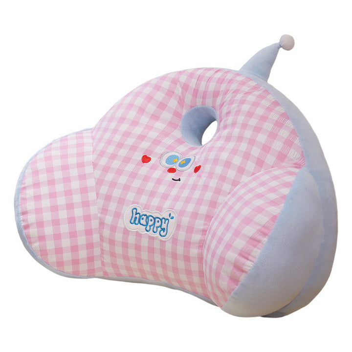 Plush back support pillow with casual design Stornfield