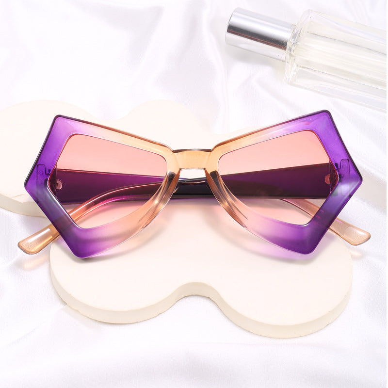 Women's polygonal sunglasses in extravagant design Stornfield
