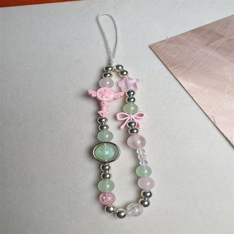 Whimsical Beaded Charm Keychain Stornfield