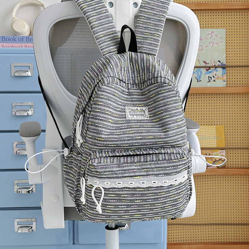 Textured Casual Backpack Stornfield