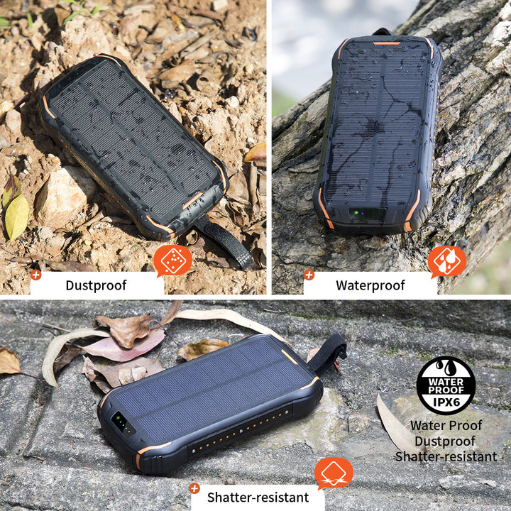 Solar power bank with high storage capacity and IP66 protection Stornfield