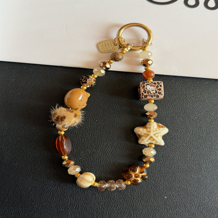 Decorative Beaded Charm Keychain Stornfield 1790135438