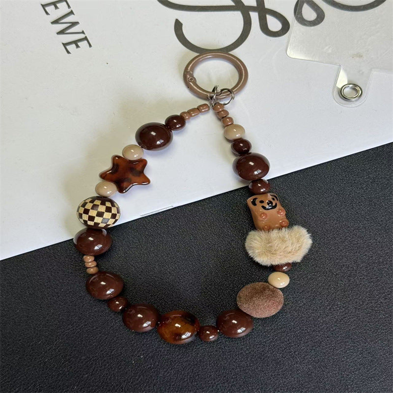 Decorative Beaded Keychain Holder Stornfield