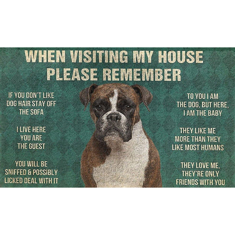 Fun Dog-Themed Door Mat Stornfield
