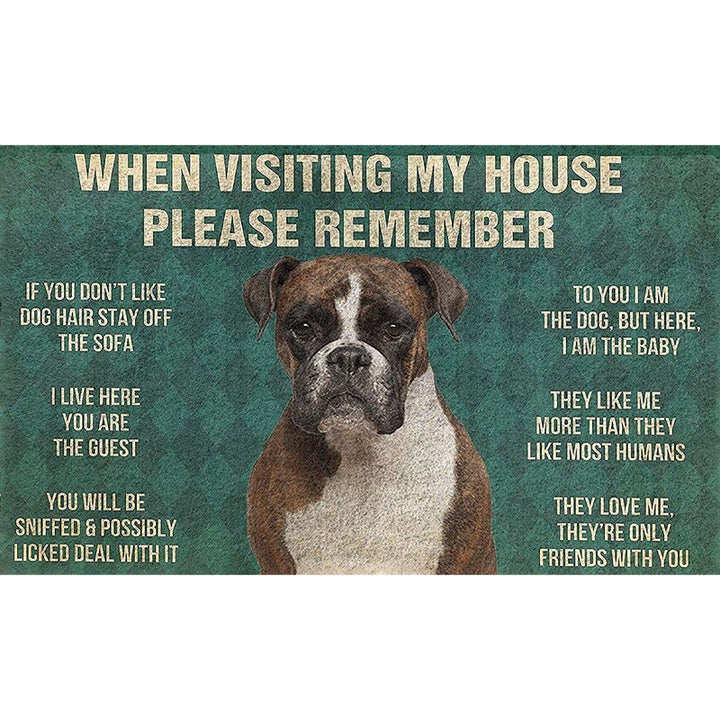 Fun Dog-Themed Door Mat Stornfield