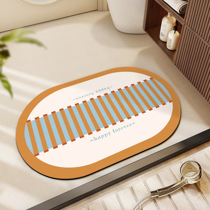 Cheerful Decorative Entrance Mat Stornfield