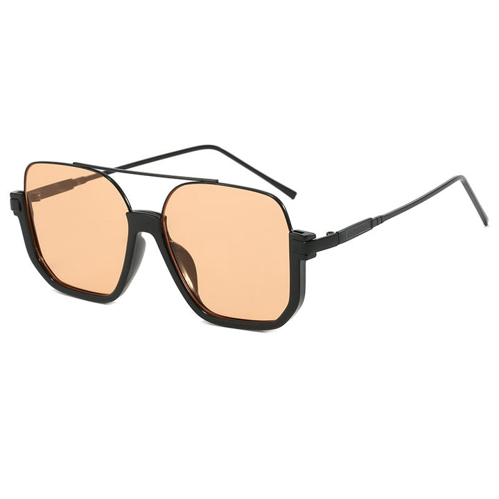 Women's Fashion Sunglasses with Curved Metal Frame and UV Protection Stornfield
