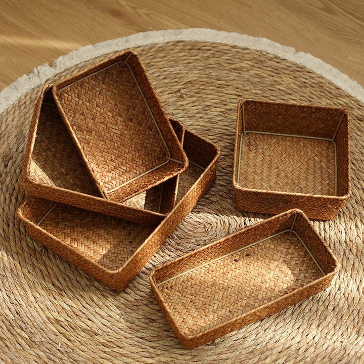 Natural Woven Storage Basket Stornfield