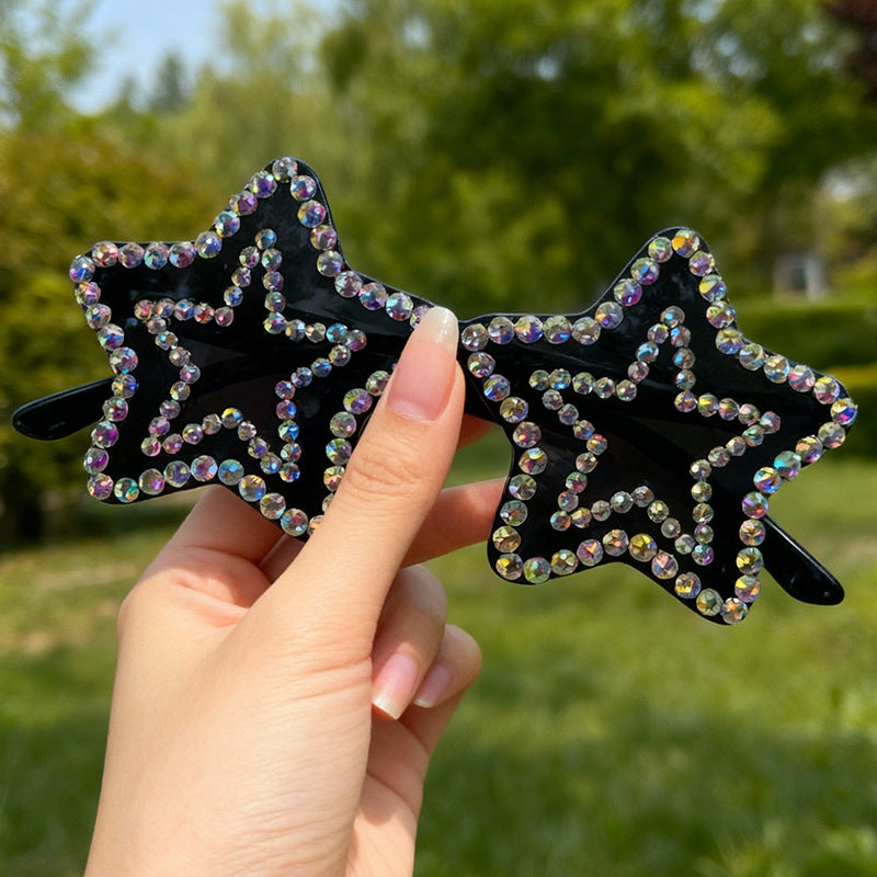 Star-Shaped Rhinestone Sunglasses Stornfield