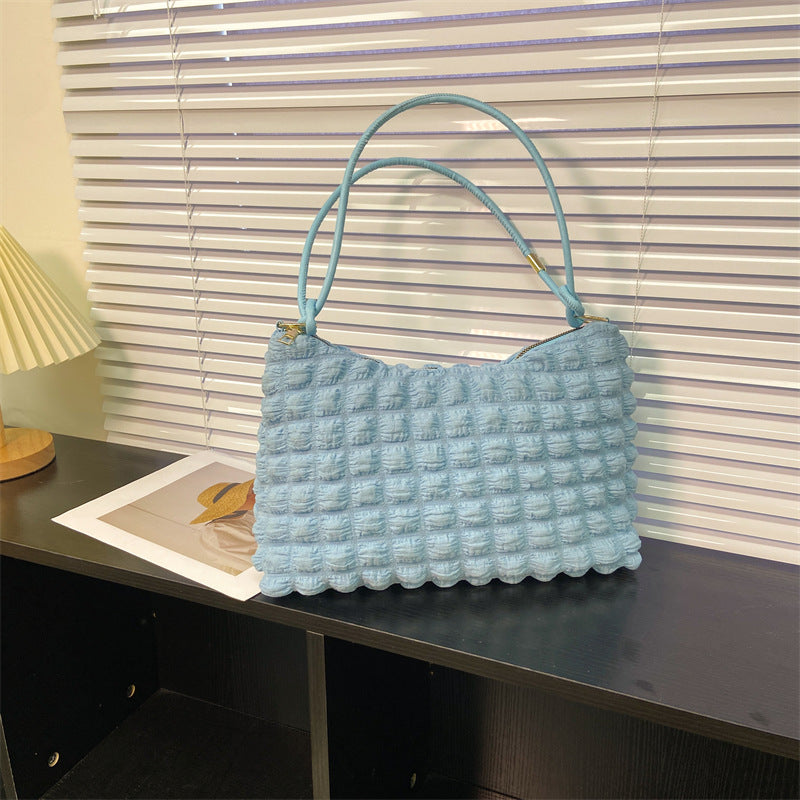 Textured Handcrafted Shoulder Bag