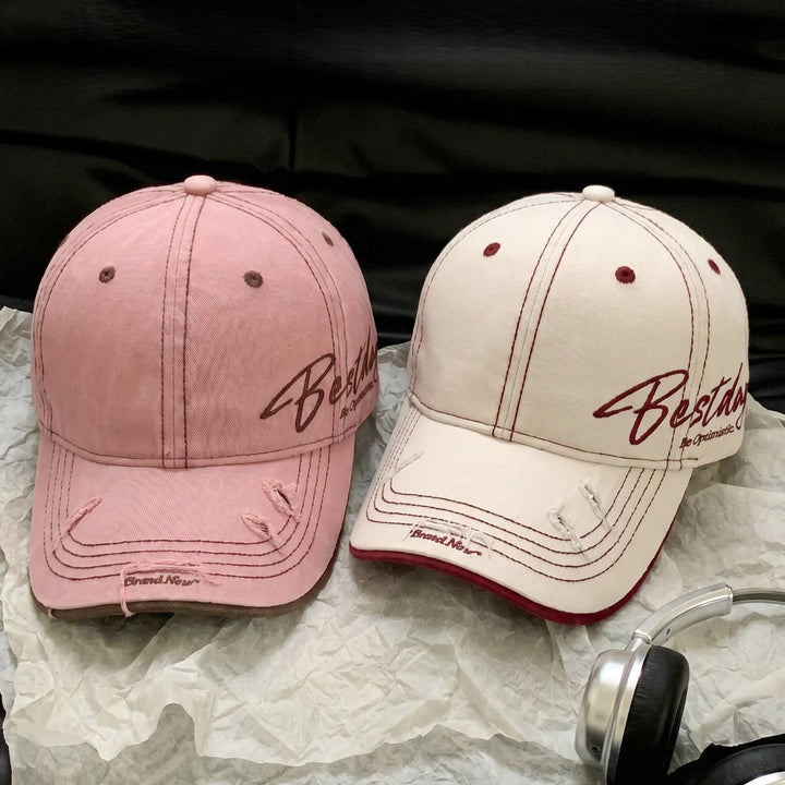 Men's Distressed Casual Cotton Baseball Cap Stornfield