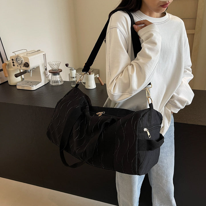 Elegant Embroidered Sports Duffel Bag Stornfield