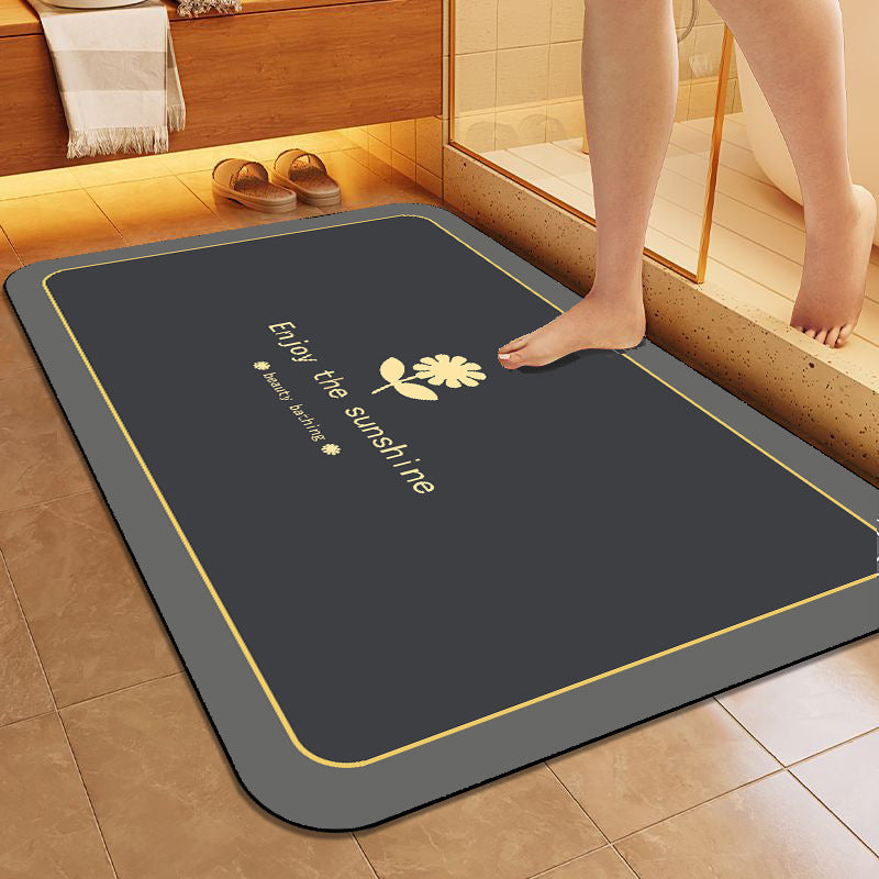 Absorbent Bath Mat with Non-Slip Backing
