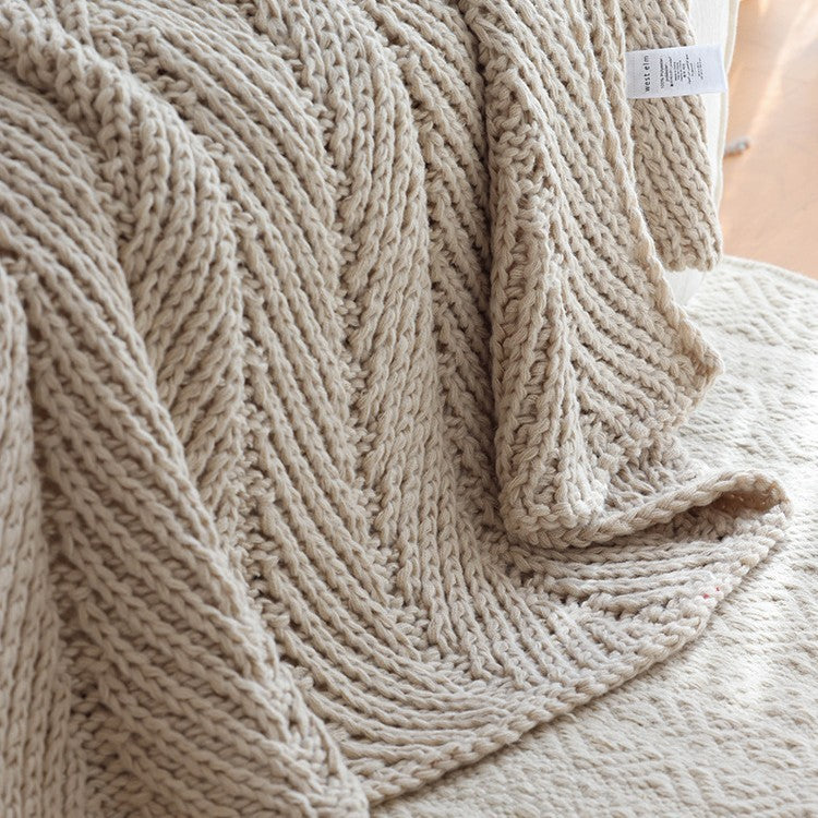 Cozy Chunky Knit Blanket