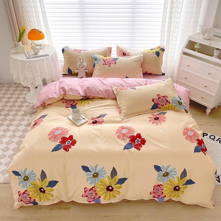 Floral Printed Duvet Cover Set