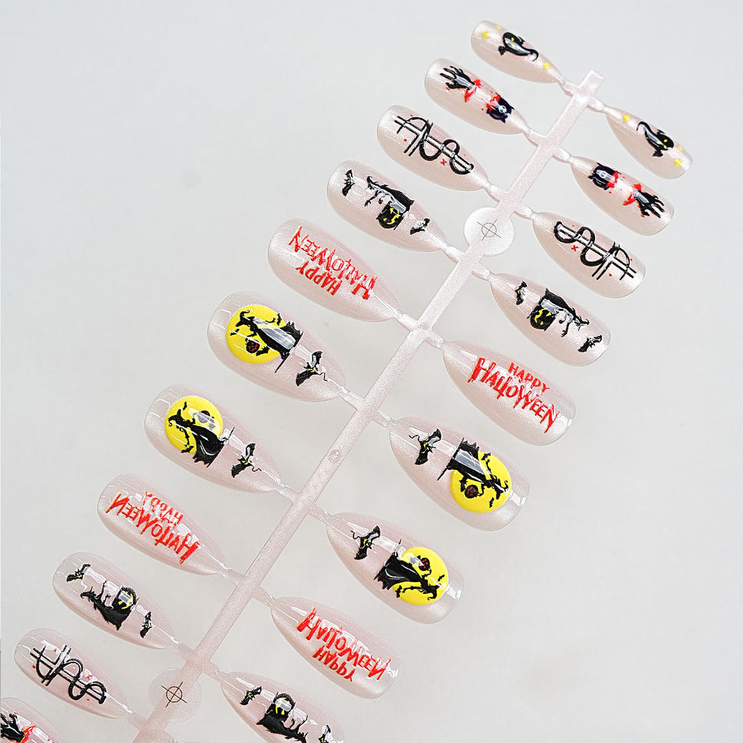 Halloween-Themed Nail Art Set Stornfield