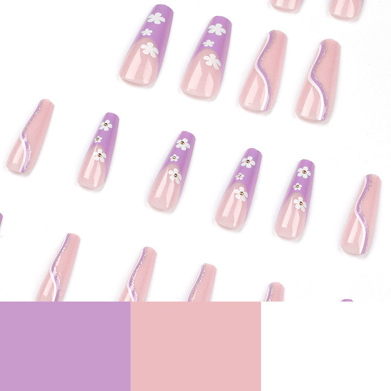 Creative nail art with floral accents Stornfield