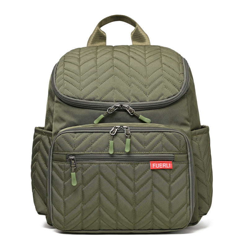 Elegant Quilted Multi-Compartment Backpack Stornfield