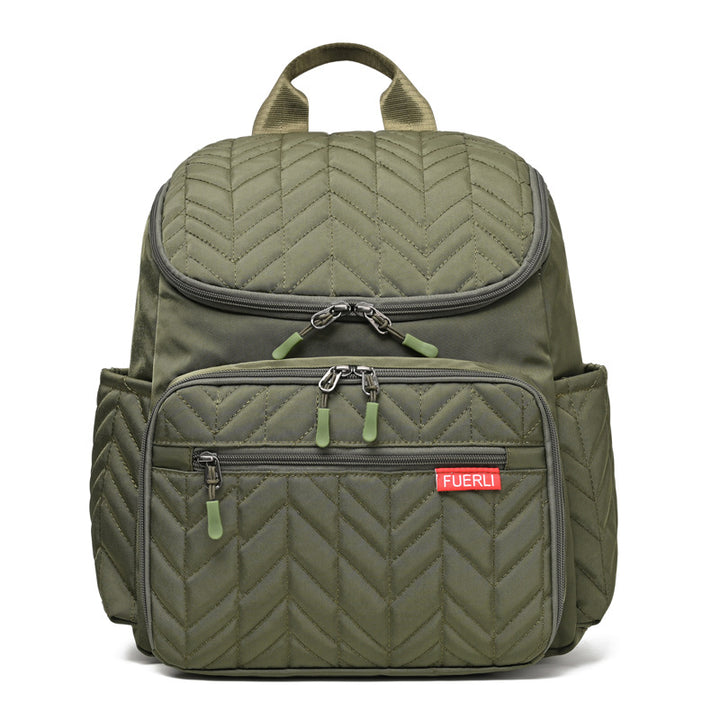 Elegant Quilted Multi-Compartment Backpack Stornfield