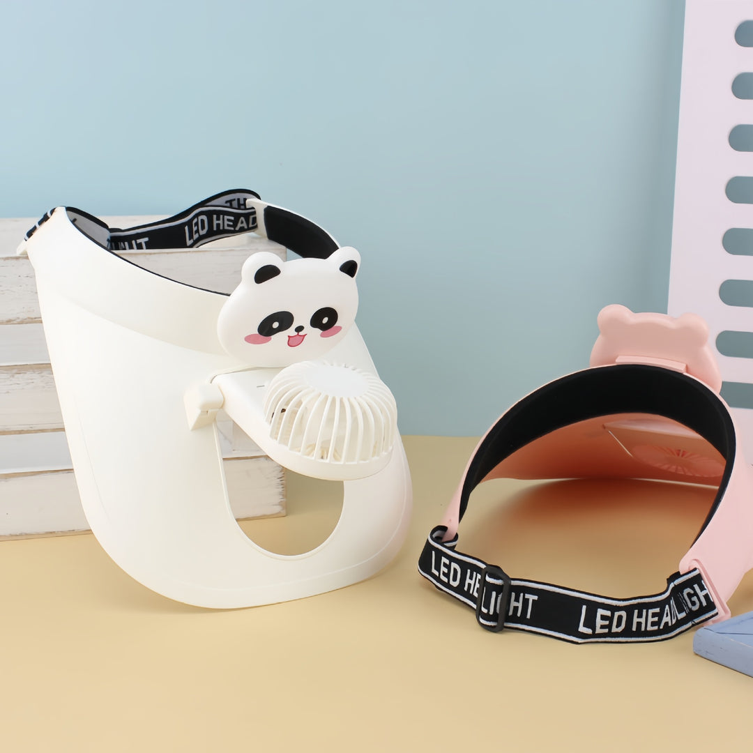 Women's Portable Neck Fan with Cute Bear Design Stornfield