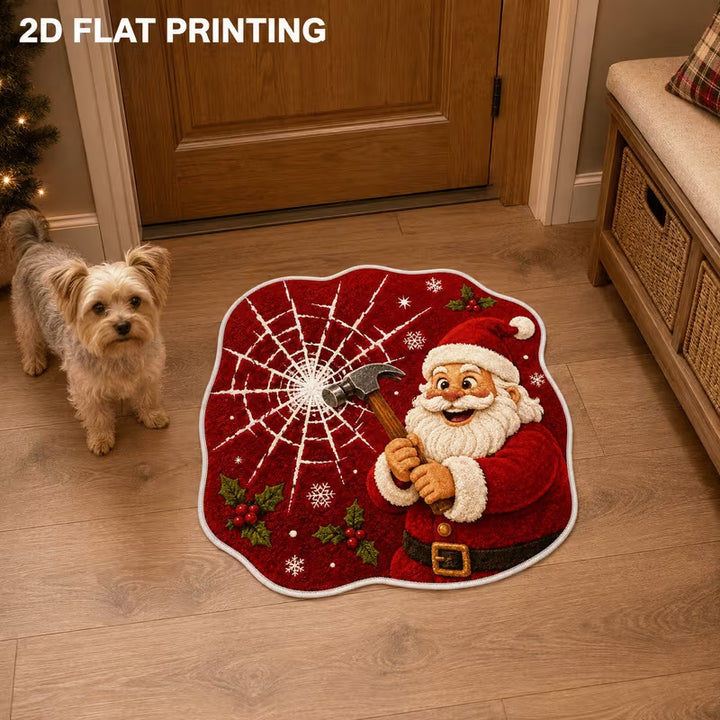 Santa Claus Shaped Home Entrance Mat