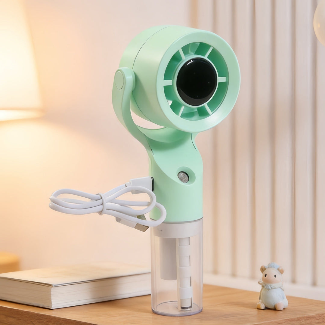 Women's Portable Mist Hand Fan with USB Connection Stornfield