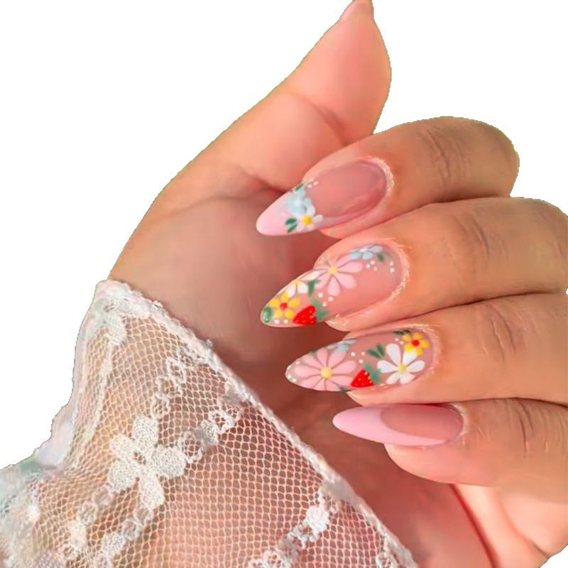 Floral Themed Acrylic Nail Art Set Stornfield