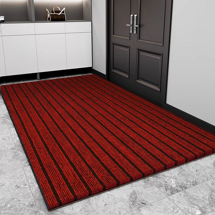 Elegant Striped Entrance Mat Stornfield
