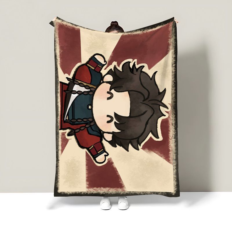 Artistic Character Throw Blanket