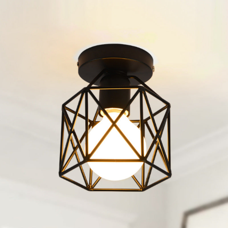 Geometric Ceiling Light Fixture
