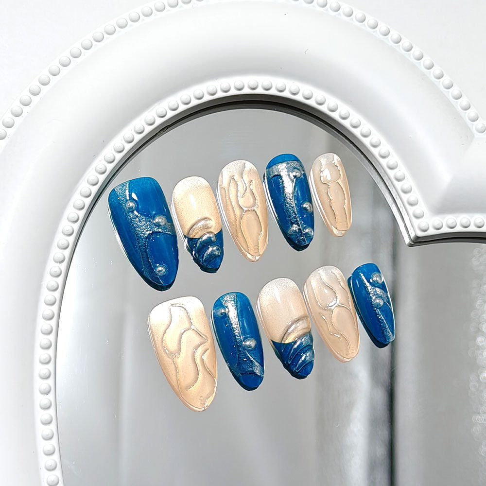 Creative artificial nails with unique water optics Stornfield