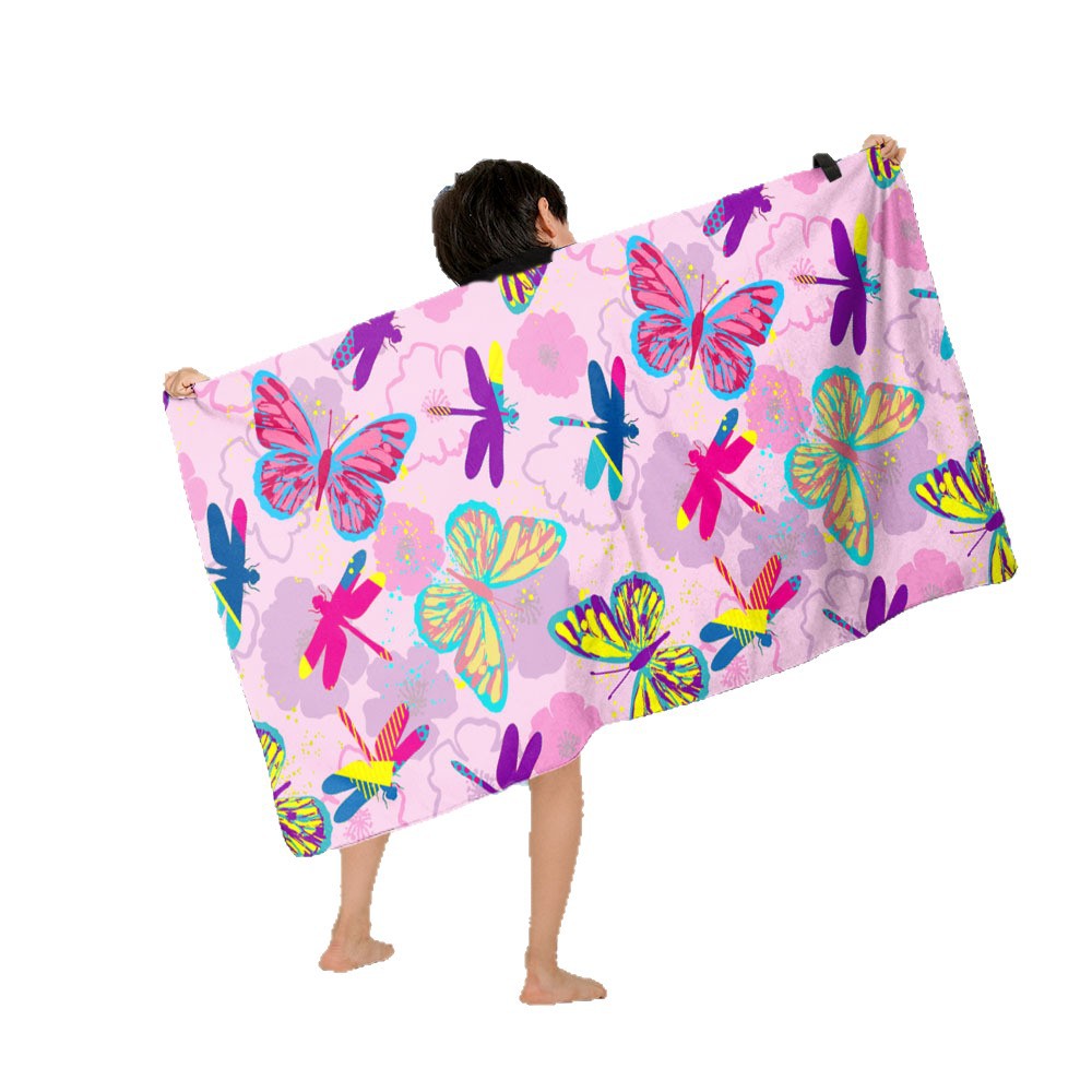 Beach blanket with colorful cupcake design Stornfield