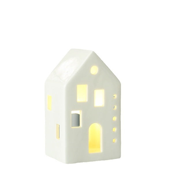 Ceramic House-Shaped Tea Light Holder Stornfeild