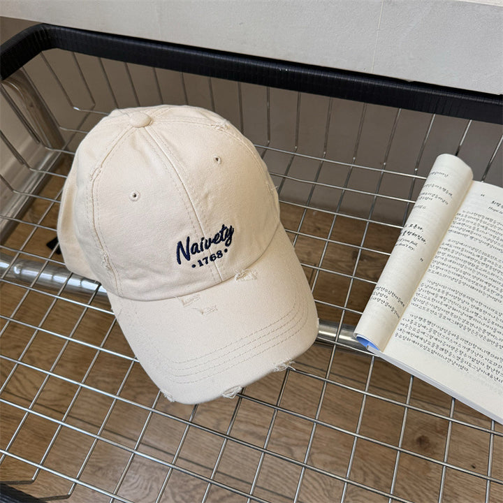 Men's Distressed Cotton Baseball Hat Stornfield